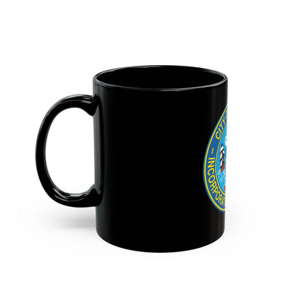 Seal of Chicago Illinois - Black Coffee Mug