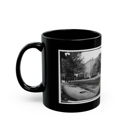 Richmond, Va. Residence Of Jefferson Davis (1201 East Clay Street) (U.S. Civil War) Black Coffee Mug