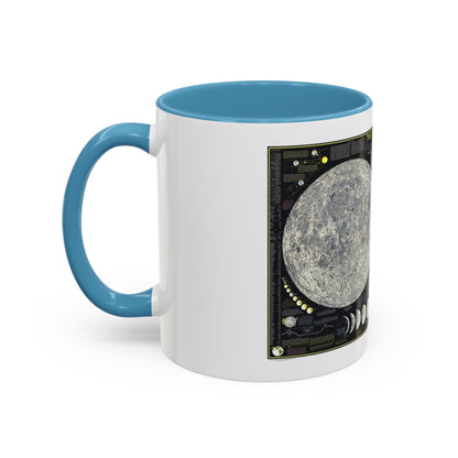 Space - The Moon (1969) (Map) Accent Coffee Mug
