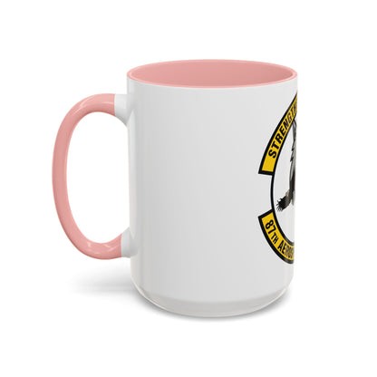 87th Aerospace Medicine Squadron (U.S. Air Force) Accent Coffee Mug