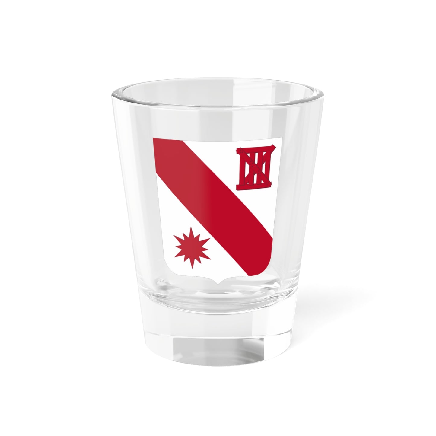 96 Engineer Battalion 2 (U.S. Army) Shot Glass 1.5oz