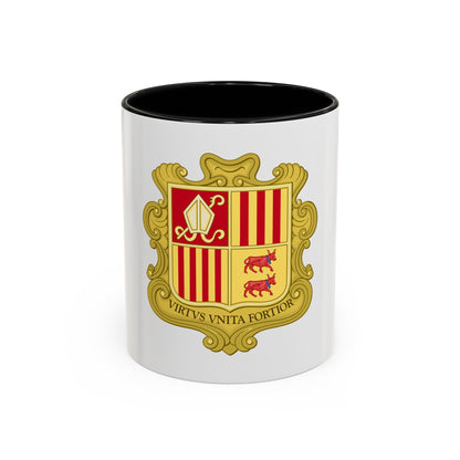 Coat of arms of Andorra (1580) - Accent Coffee Mug