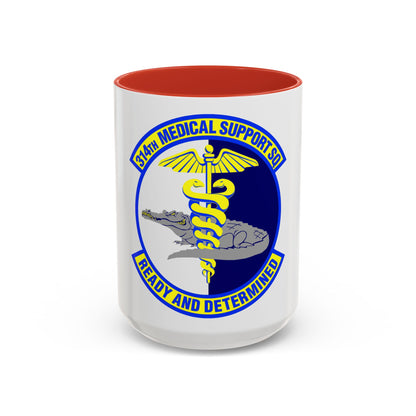 314th Medical Support Squadron (U.S. Air Force) Accent Coffee Mug