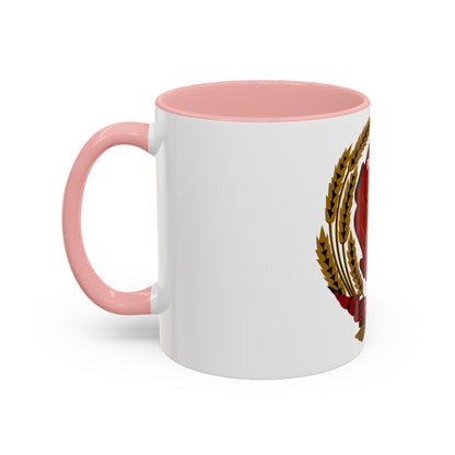 Emblem of the Moldavian SSR (1940-1941) - Accent Coffee Mug