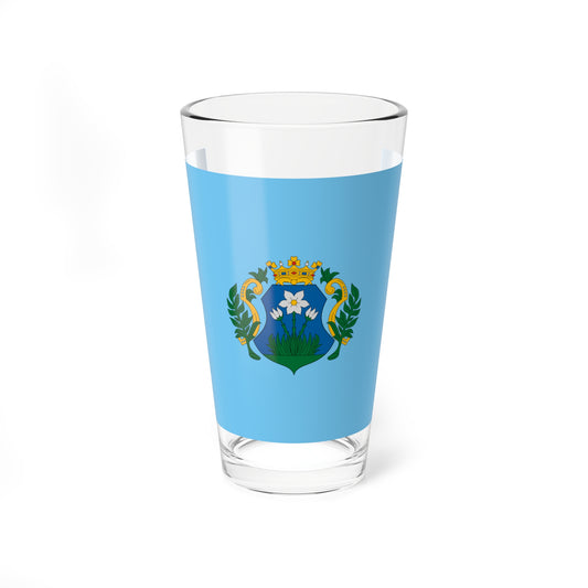 Flag of Szabadszallas (Hungary) Pint Glass 16oz