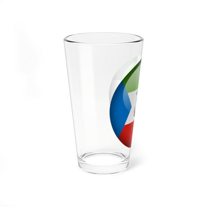 Flag orb Equatorial Guinea (Equatorial Guinea) Pint Glass 16oz