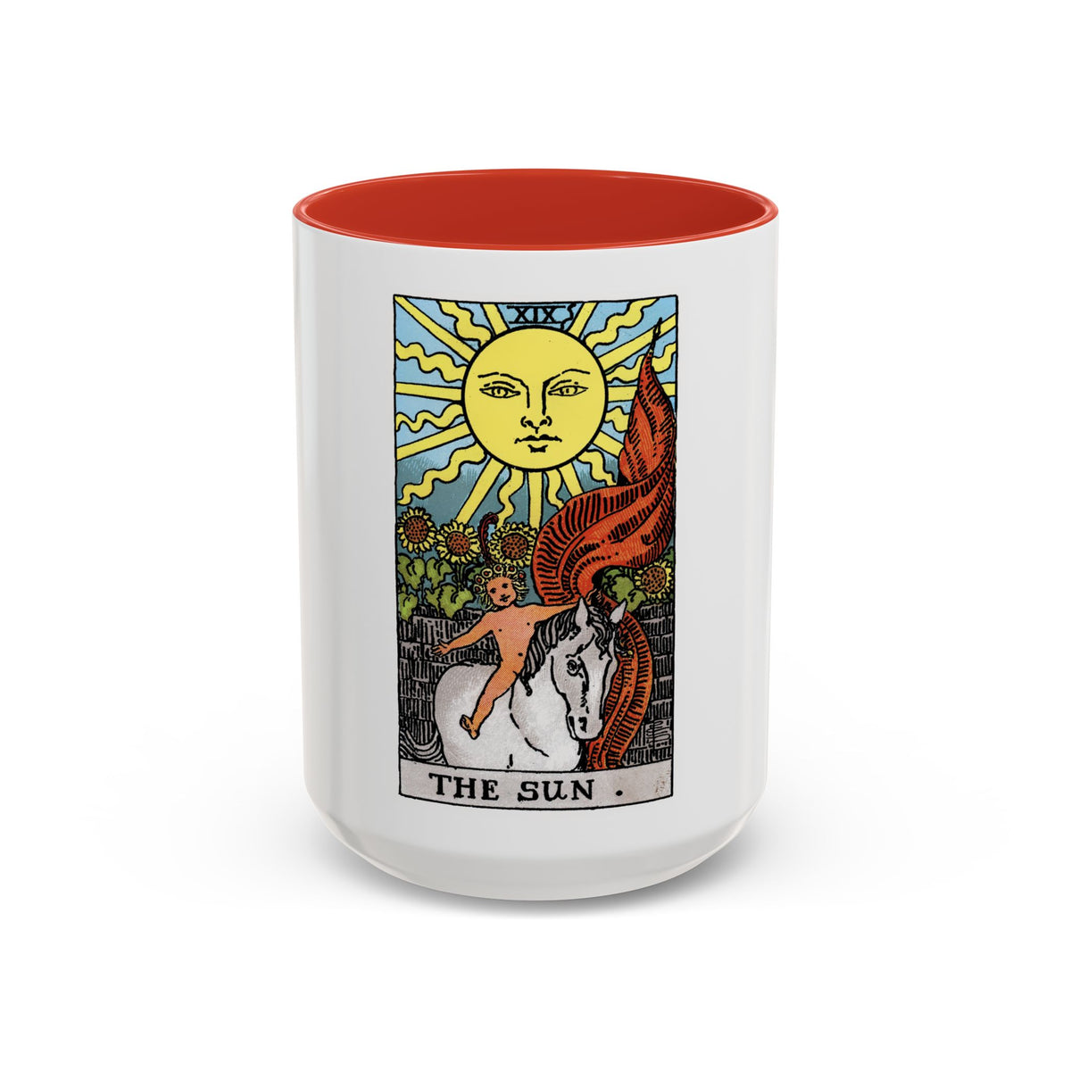 The Sun (Tarot Card) Accent Coffee Mug