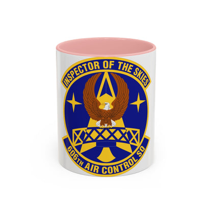 606th Air Control Squadron (U.S. Air Force) Accent Coffee Mug