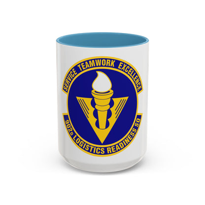 902d Logistics Readiness Squadron (U.S. Air Force) Accent Coffee Mug