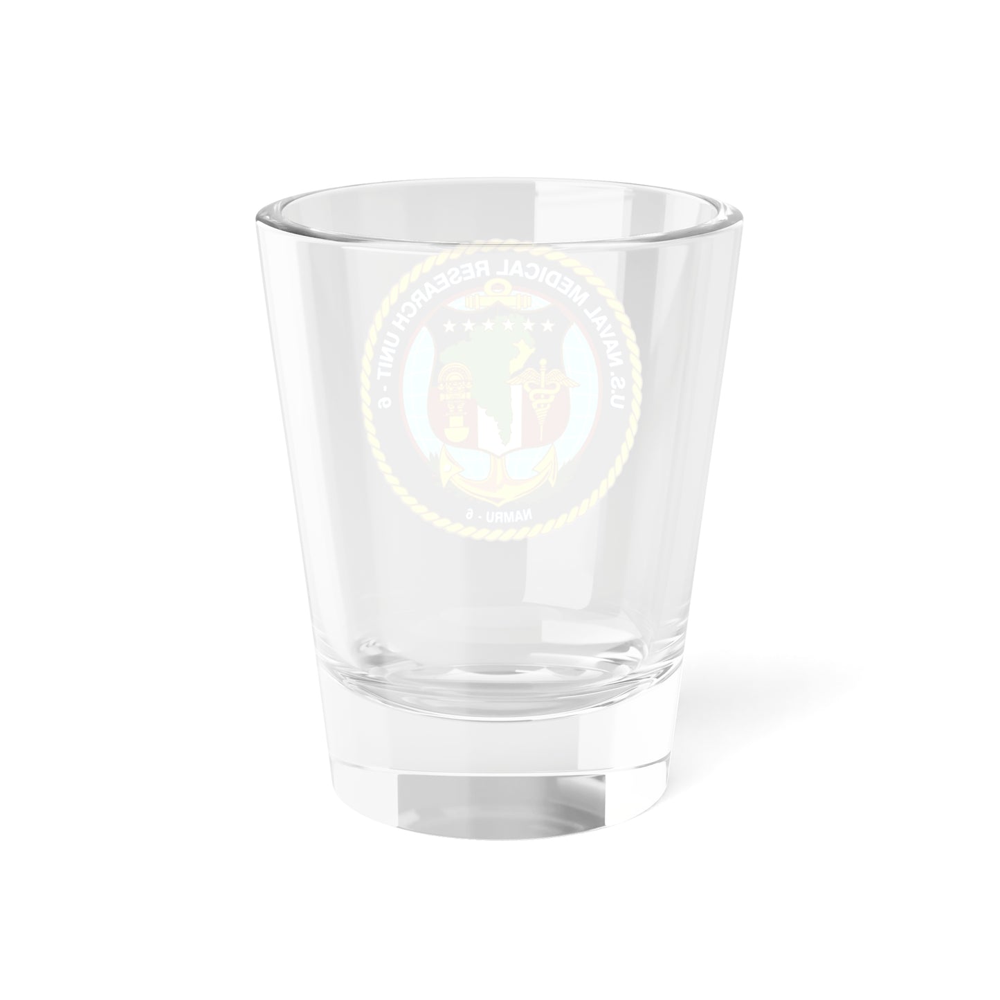 US NAMRU 6 (U.S. Navy) Shot Glass 1.5oz