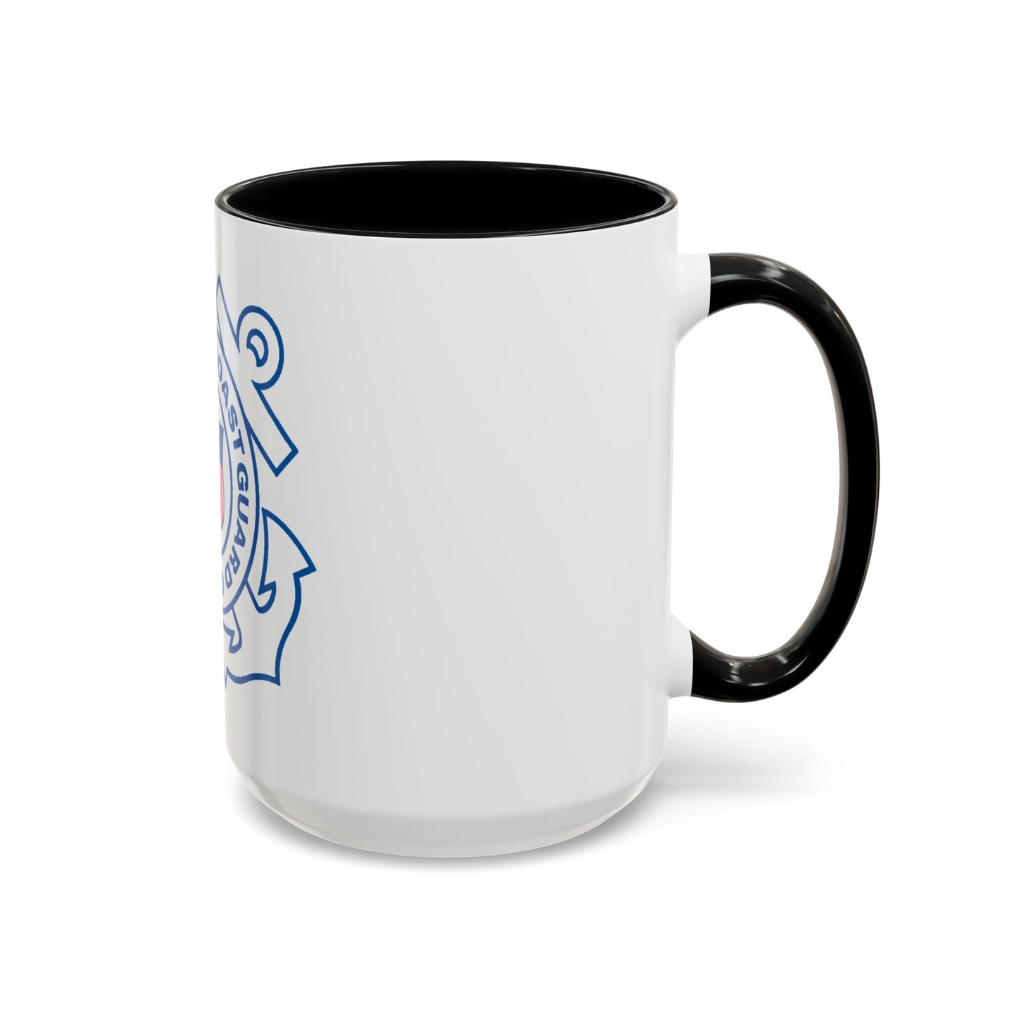 USCG Official Emblem (U.S. Coast Guard) Accent Coffee Mug