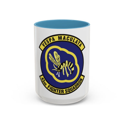43d Fighter Squadron (U.S. Air Force) Accent Coffee Mug