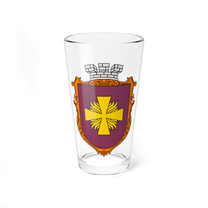 Coat of Arms of Zolotonosha UHT (Ukraine) (Coat of Arms) Pint Glass 16oz