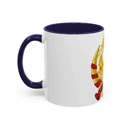 Coat of arms of the Khmer Republic - Accent Coffee Mug