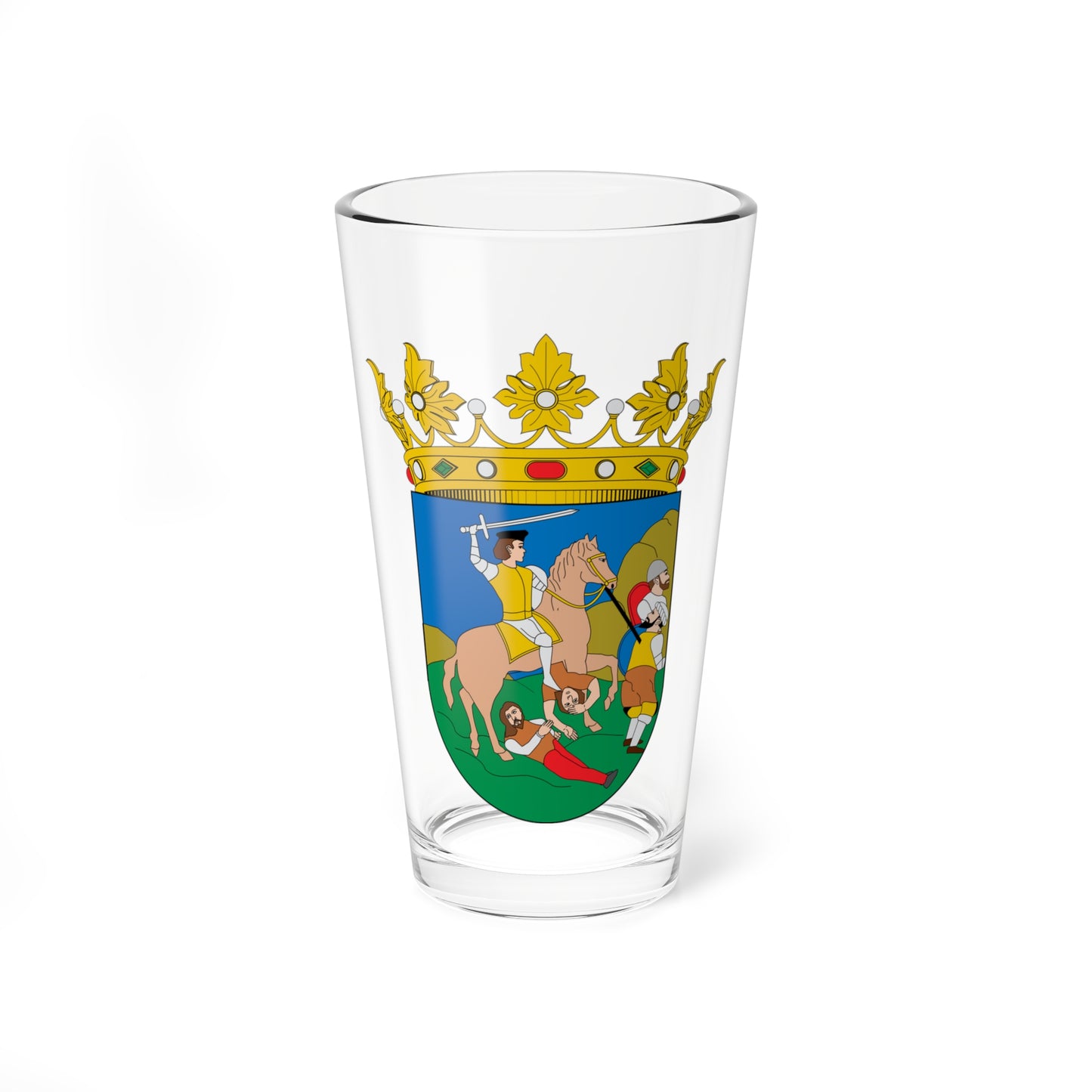 Escudo de Vélez-Málaga (Spain) (Coat of Arms) Pint Glass 16oz