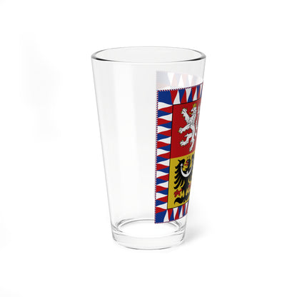 War Flag of the Czech Republic (Czech Republic) Pint Glass 16oz