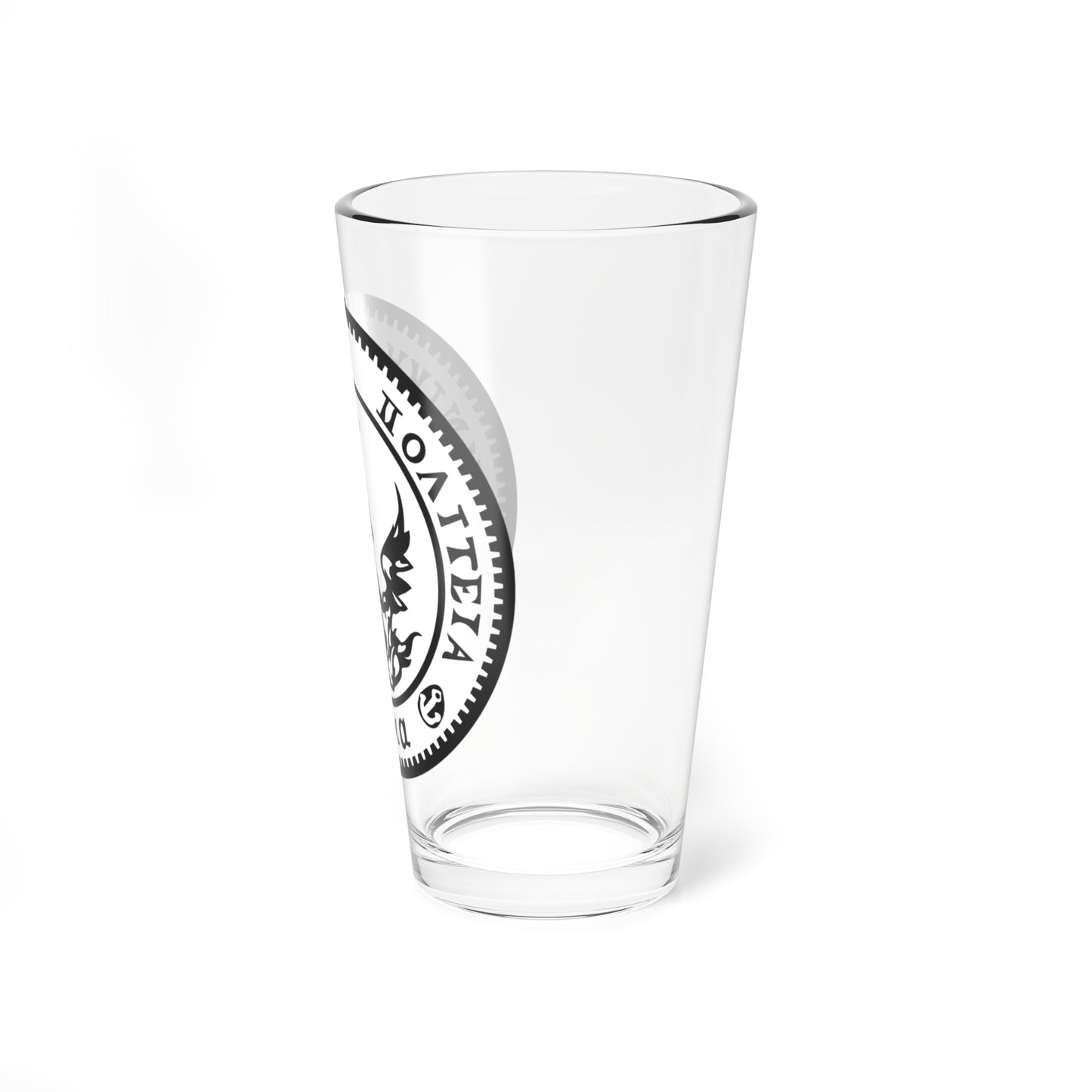Seal of the First Hellenic Republic (Greece) (Coat of Arms) Pint Glass 16oz