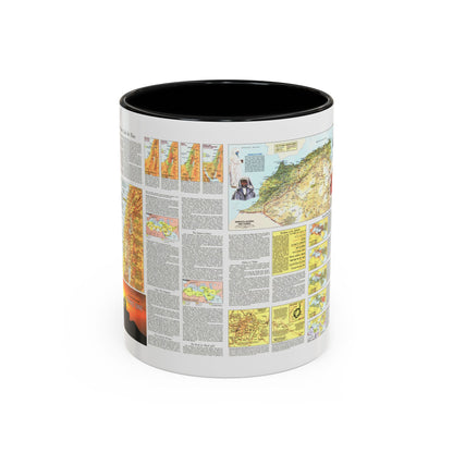 Middle East - The Peoples 2 (1972) (Map) Accent Coffee Mug