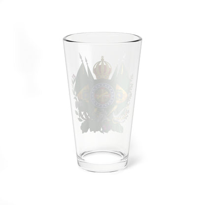 Emblema do jornal brasileiro Correio Official 1830s (Brazil) (Coat of Arms) Pint Glass 16oz