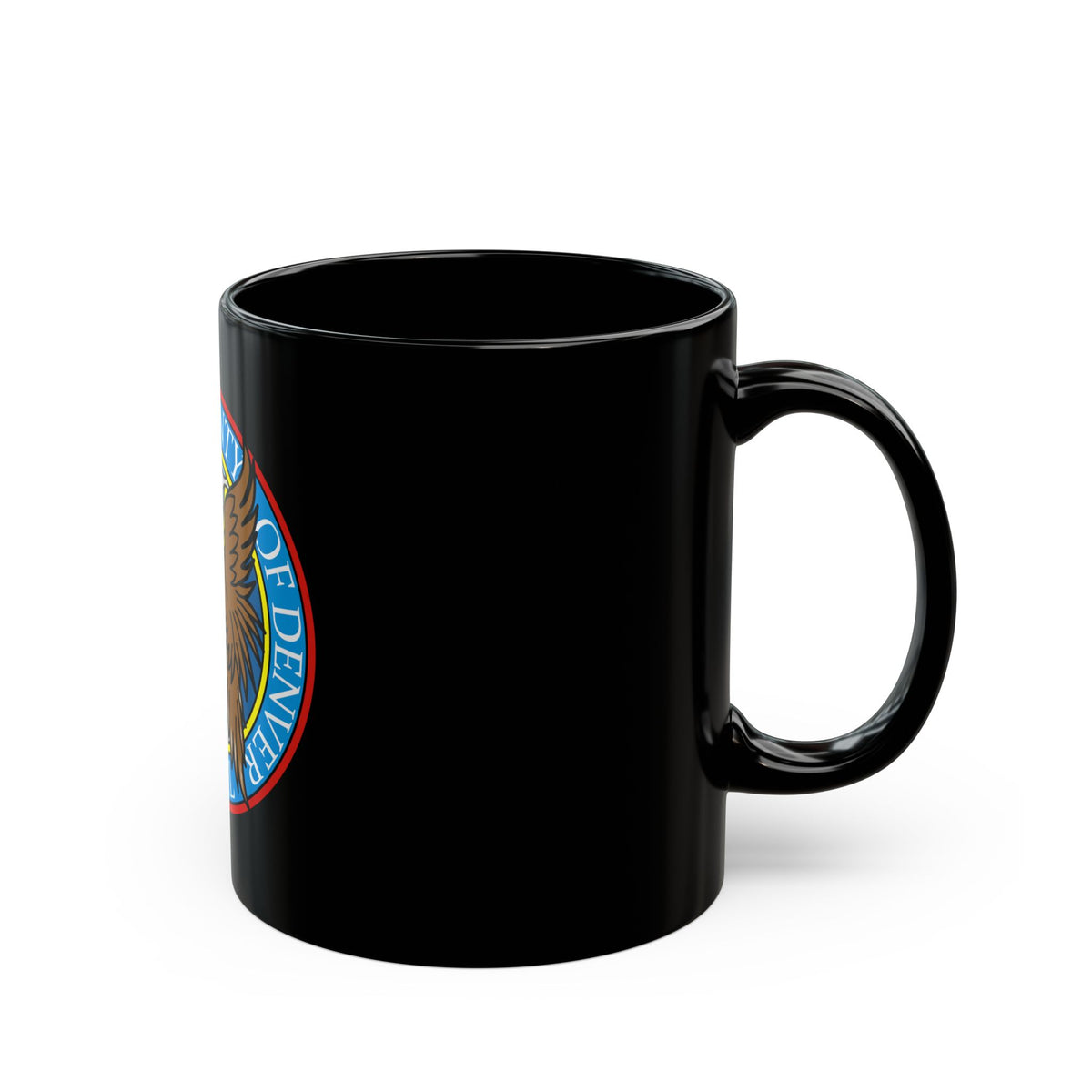 Seal of Denver - Black Coffee Mug