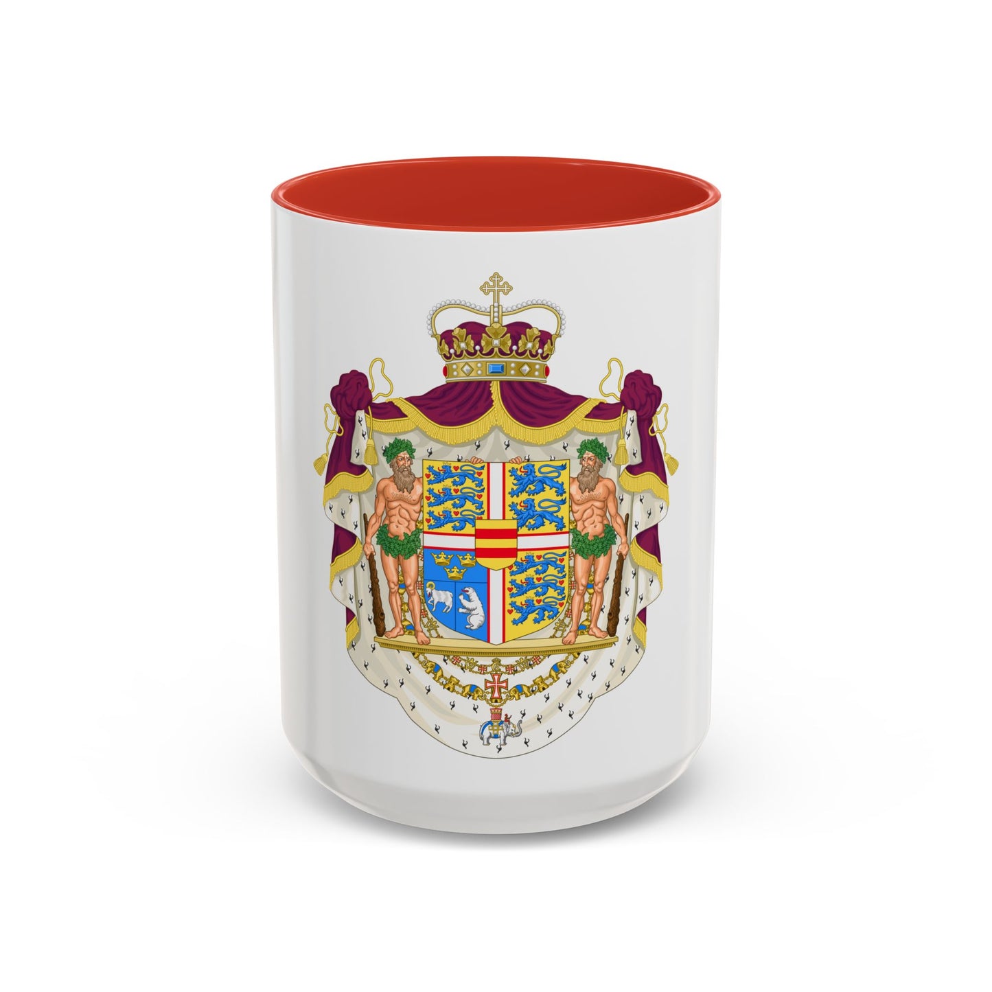Coat of arms of the Crown Prince of Denmark - Accent Coffee Mug