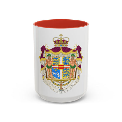 Coat of arms of the Crown Prince of Denmark - Accent Coffee Mug