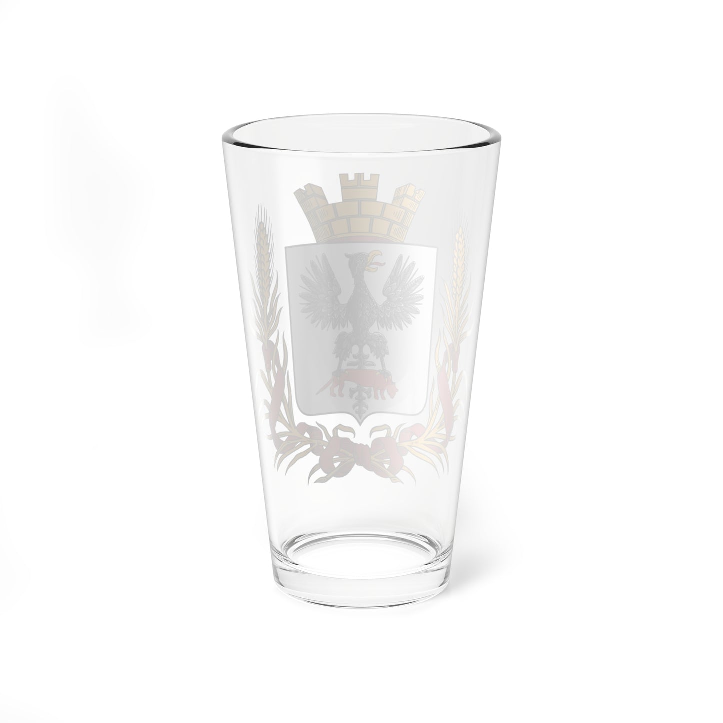 Coat of arms of Yakutsk 1875 (Russia) (Coat of Arms) Pint Glass 16oz
