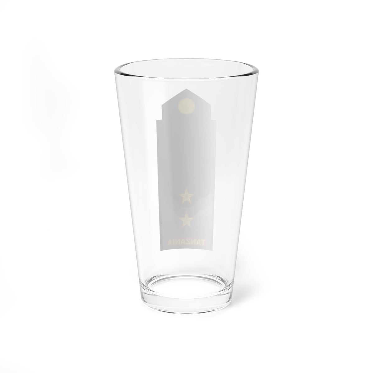 09 Tanzania Air Force 1LT (Tanzania) (Military Rank) Pint Glass 16oz