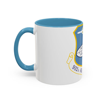 932 Airlift Wing AFRC (U.S. Air Force) Accent Coffee Mug