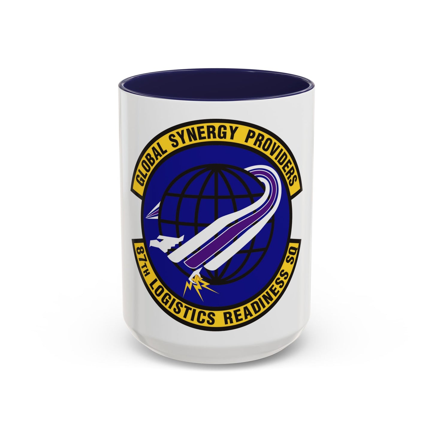 87 Logistics Readiness Squadron AMC (U.S. Air Force) Accent Coffee Mug