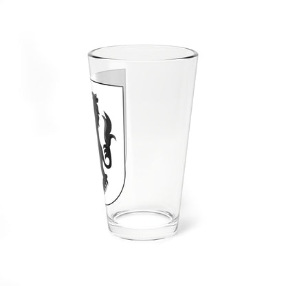 Hittenberg-ZH-blazon (Switzerland) (Coat of Arms) Pint Glass 16oz