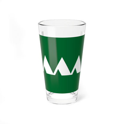 Flag of Yamagata Prefecture 1963-1971 (Japan) Pint Glass 16oz