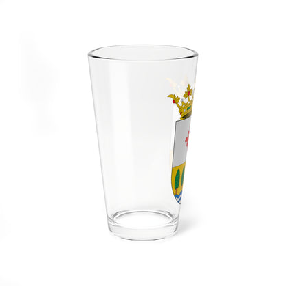 Escudo de Alamillo Ciudad Real (Spain) (Coat of Arms) Pint Glass 16oz