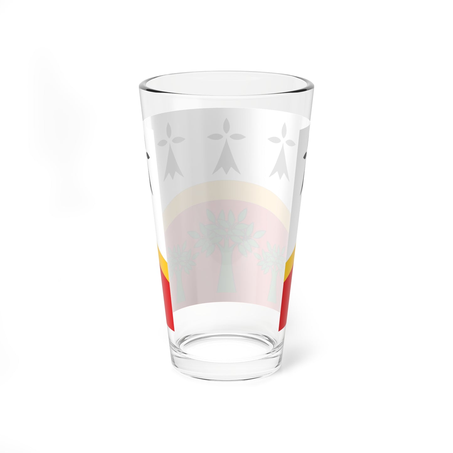 Plinn traditional district flag (France) Pint Glass 16oz