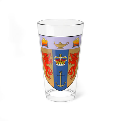 Shield of Kings College London (United Kingdom) (Coat of Arms) Pint Glass 16oz