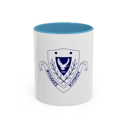 Cyprus Prisons Department - Accent Coffee Mug