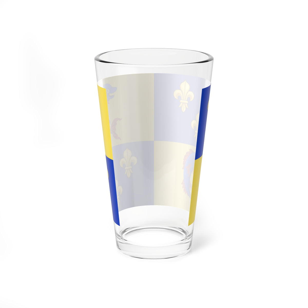 Banner of the Dauphine of France (Belgium) Pint Glass 16oz