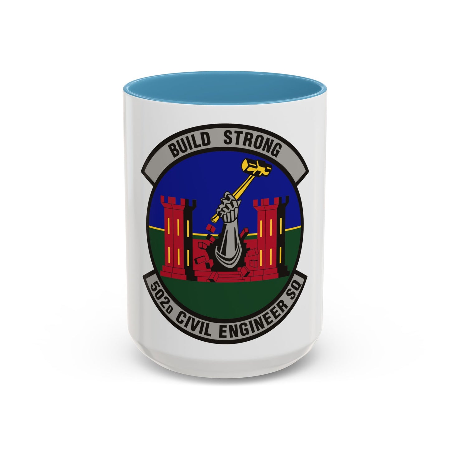 502d Civil Engineer Squadron (U.S. Air Force) Accent Coffee Mug