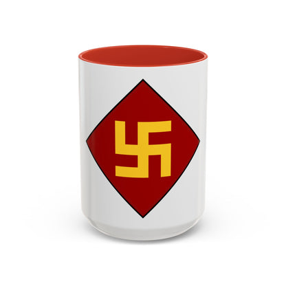 Patch of the 45th Infantry Division 19241939 (U.S. Army) Accent Coffee Mug