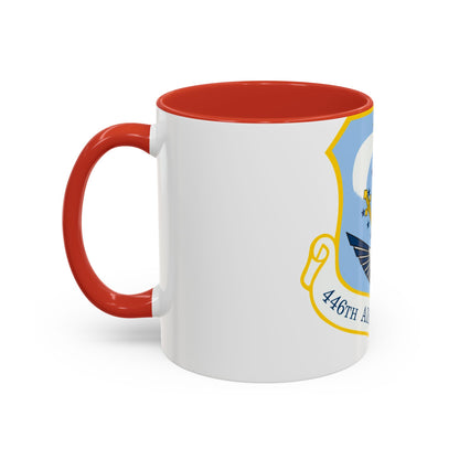 446th Airlift Wing (U.S. Air Force) Accent Coffee Mug