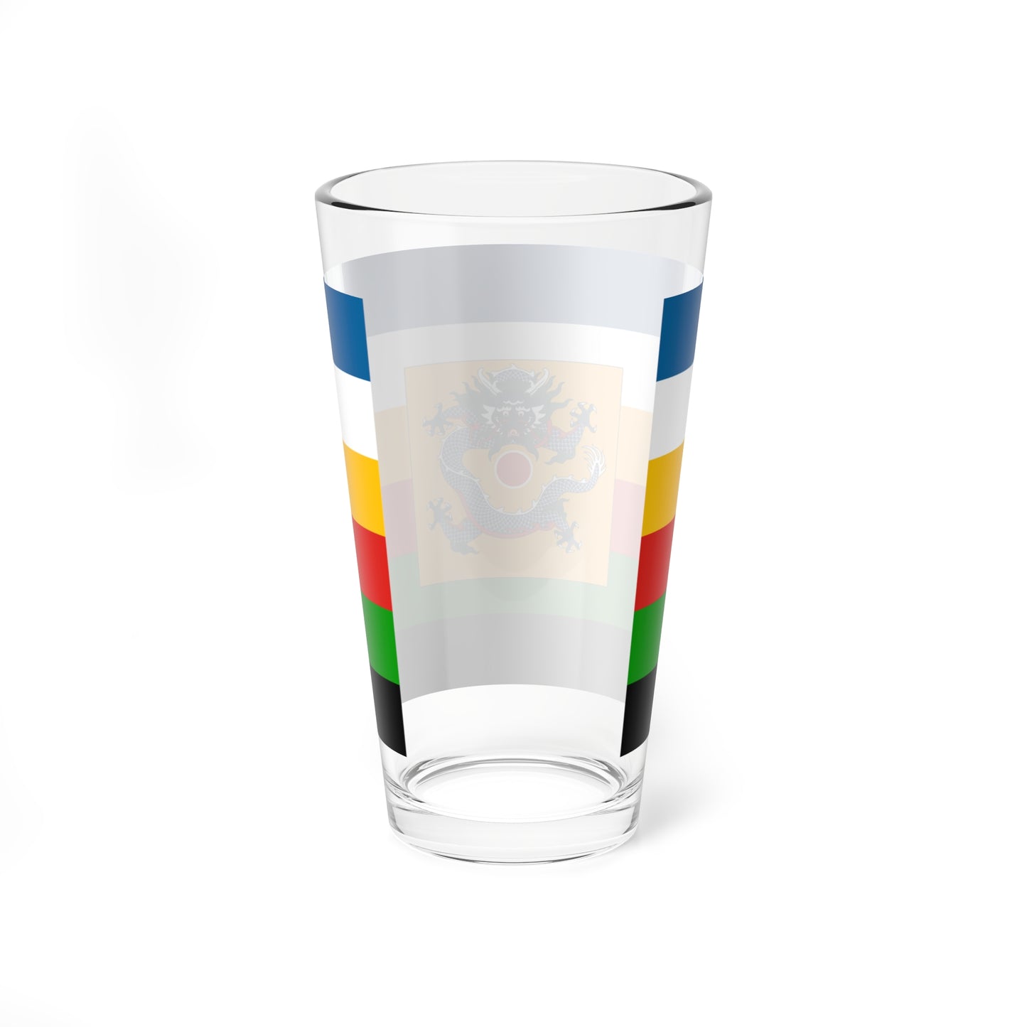 Imperial Chinese Navy Admirals Flag 1905-1909 (China) Pint Glass 16oz