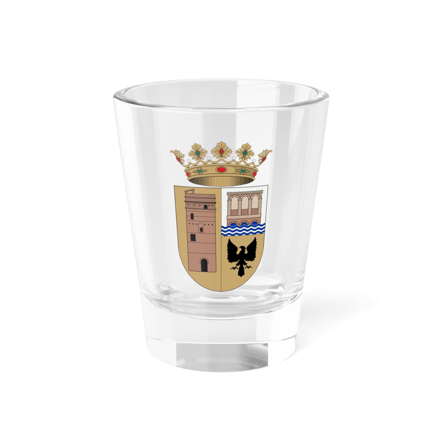 Escut dAntella (Spain) (Coat of Arms) Shot Glass 1.5oz