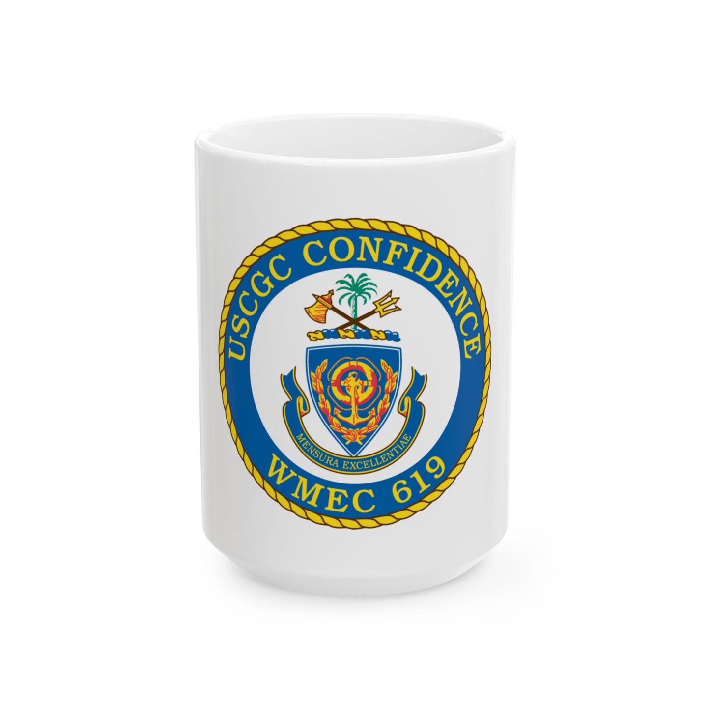 USCGC Confidence WMEC 619 (U.S. Coast Guard) White Coffee Mug