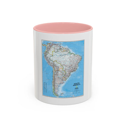 South America (2007) (Map) Accent Coffee Mug