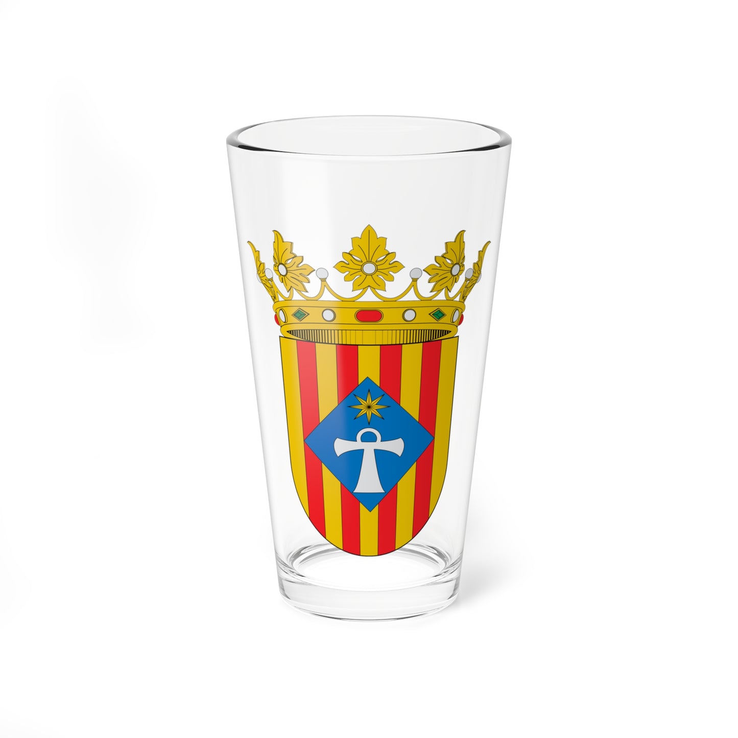 Escudo de Alcublas (Spain) (Coat of Arms) Pint Glass 16oz