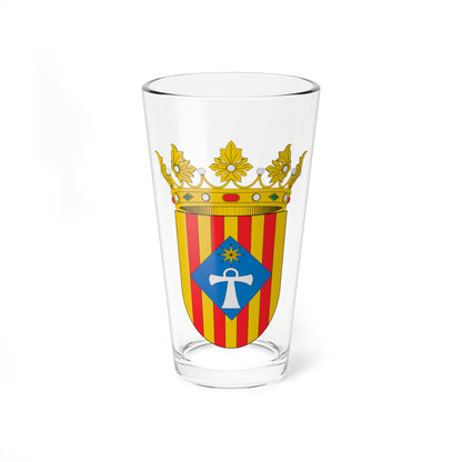 Escudo de Alcublas (Spain) (Coat of Arms) Pint Glass 16oz