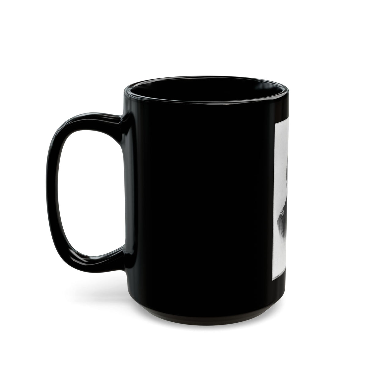 J.R. Slack, Head-And-Shoulders Portrait, Facing Right (U.S. Civil War) Black Coffee Mug