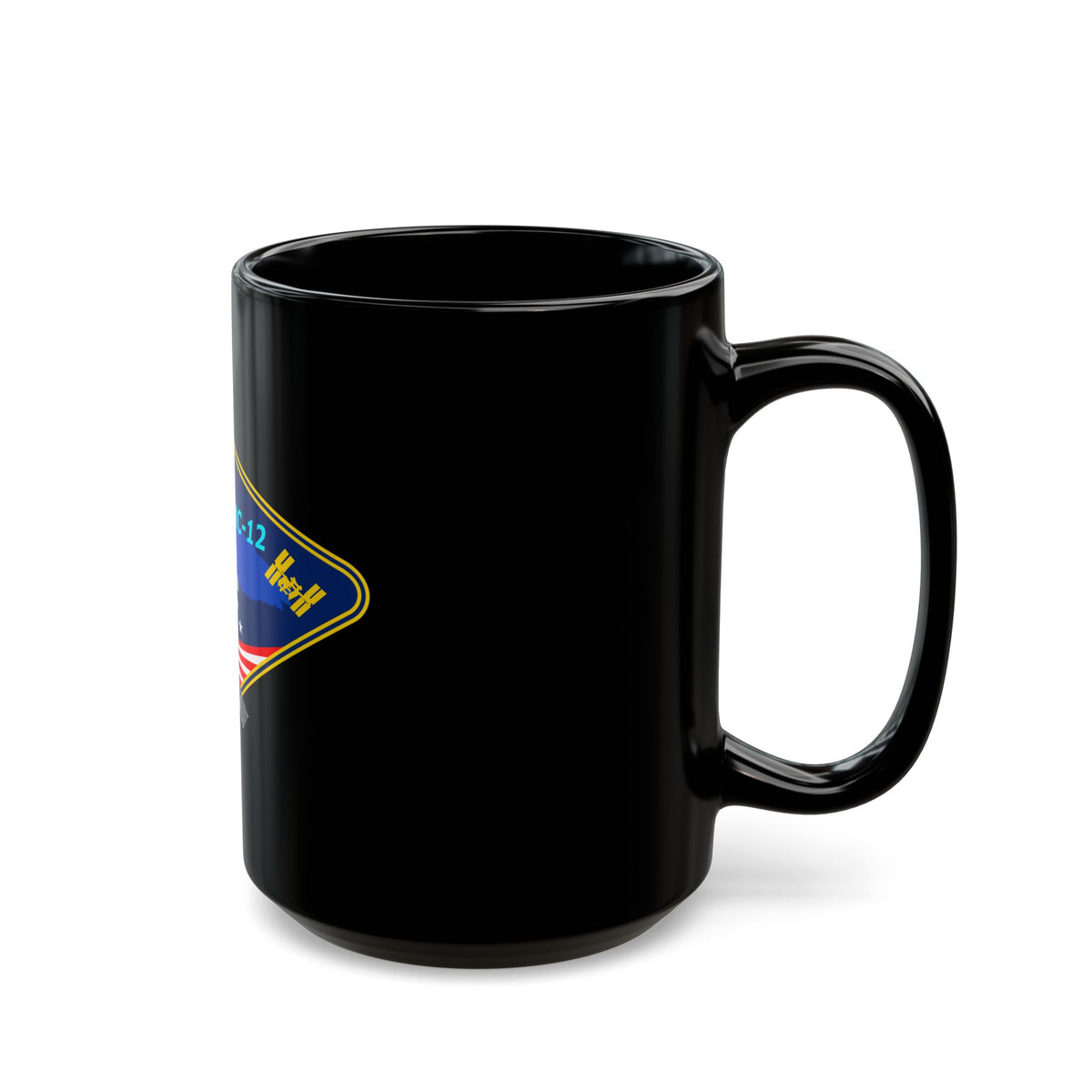 Soyuz MS-12 (Soyuz Programme) Black Coffee Mug