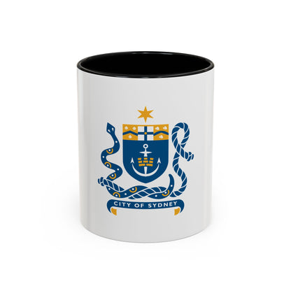 Coat of Arms Sydney Australia - Accent Coffee Mug