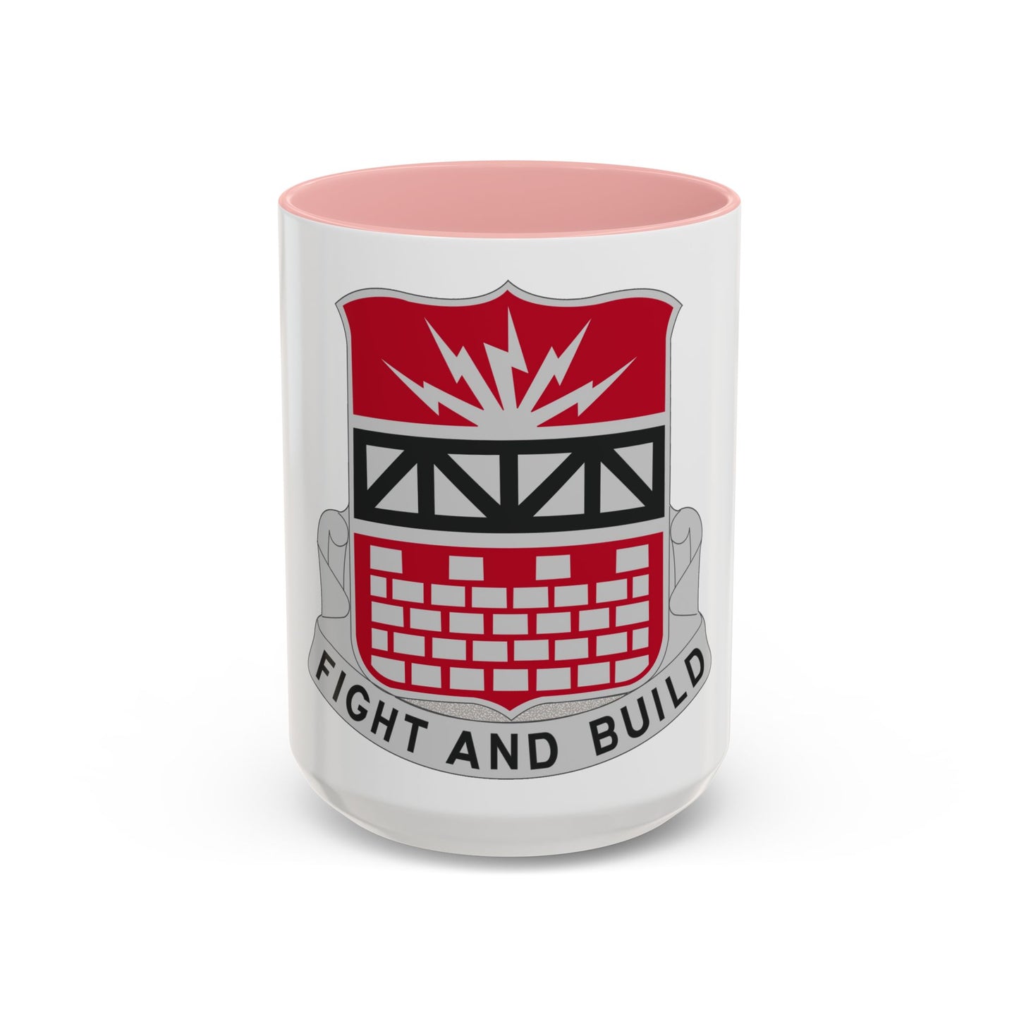 216 Engineer Battalion (U.S. Army) Accent Coffee Mug